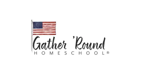 image of the gather round homeschool logo