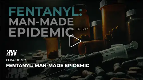 image of video overlay from the highwire story on fentanyl